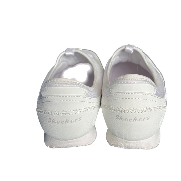 Skechers Sneakesr Bikers Lite Relive White Athletic Relaxed Fit Size 9 Slip On - Picture 6 of 12